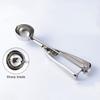 3Pcs/Set Stainless Steel Ice Cream Ball Spoon Non-stick Anti-freeze Ergonomic Spring Handle Dishwasher Safe Heavy Duty Fruit Scoop Kitchen Supplies