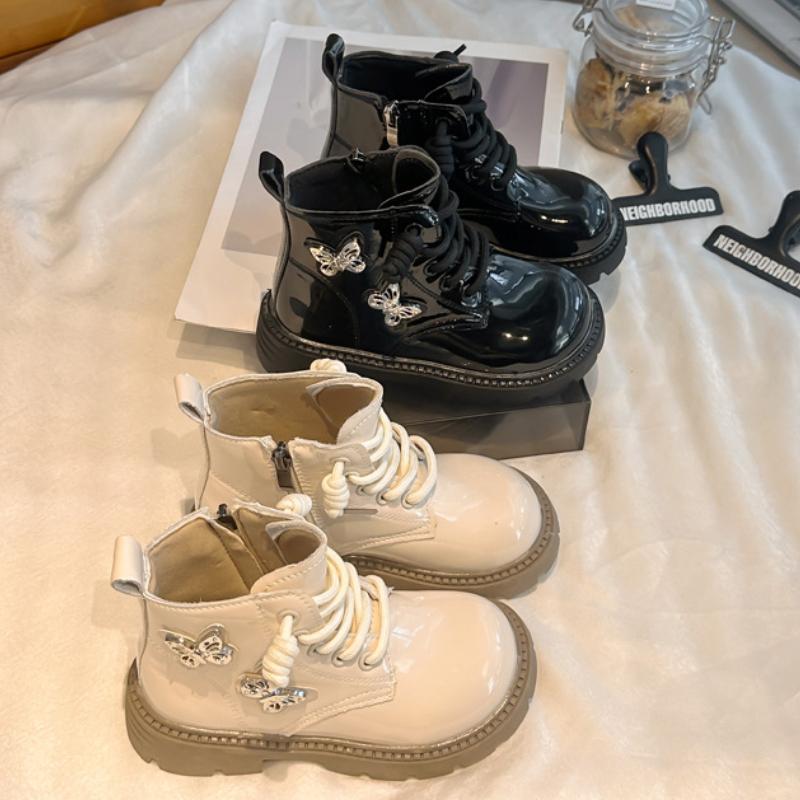 Autumn Girl Boot New Fashion Winter Boots Versatile Anti Slip Simple Ankle Boot Trendy Sweet Girl Shoes Princess Casual Kid Shoe