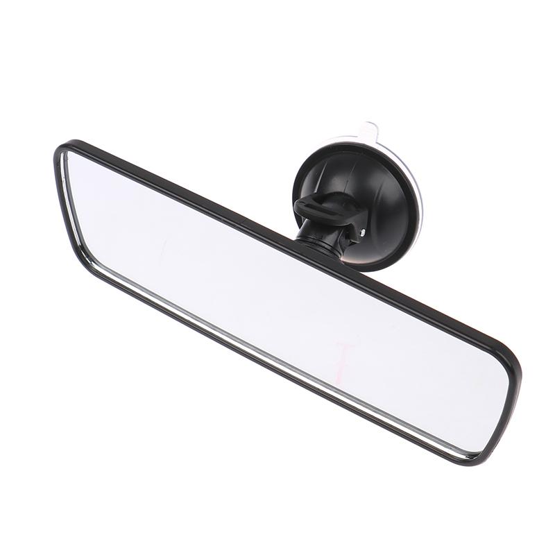 Rear View Mirror Glass Suction Cup Learner Driver Stick On Interior Wide Car