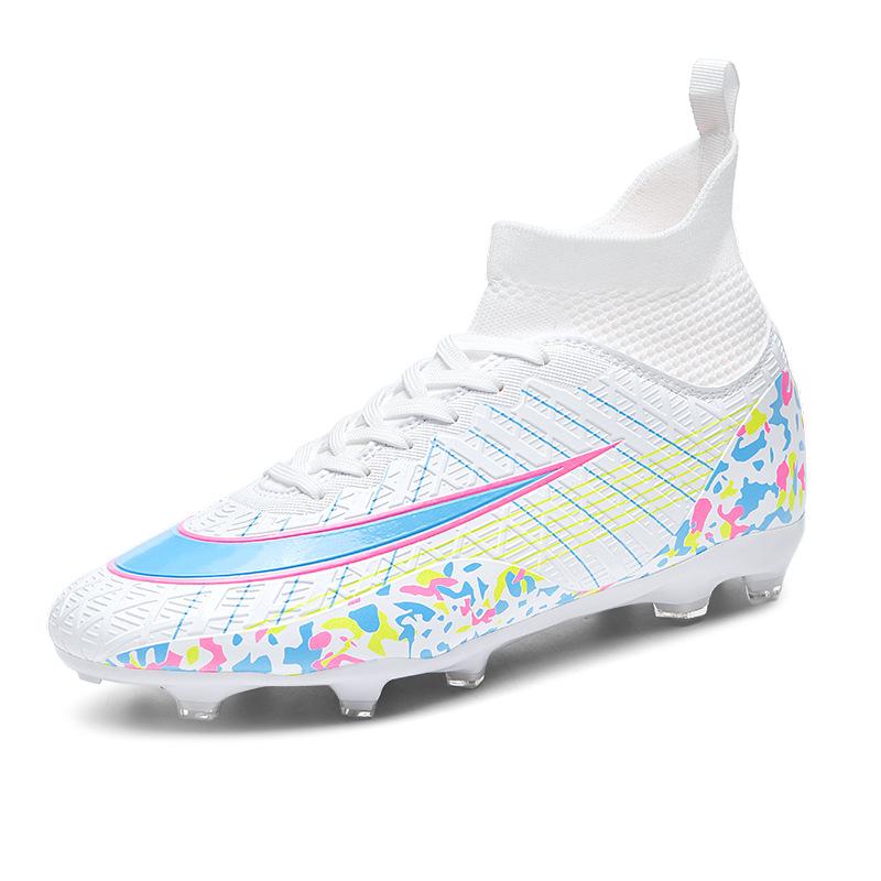 Футбольные бутсы мужские с низким верхом, бесшовные, с плетеным ворсом, для молодежи, с шипами, искусственные тренировочные бутсы