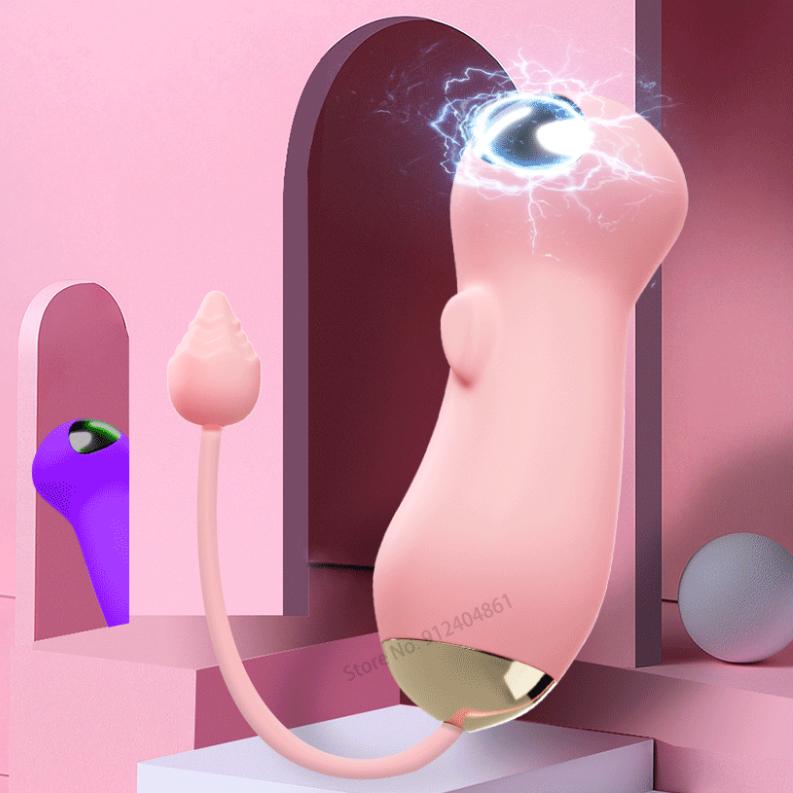 Новый 10-частотный вагинальный вибратор для точки G, массаж клитора, беспроводной пульт дистанционного управления, вагинальная вибрация, секс-игрушка для взрослых и женщин, мяч Кегеля