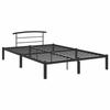 Maison Exclusive - Cadre de lit sans matelas noir métal 120x200 cm