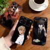 Чехол для телефона Death Note Лайт Ягами для iPhone17,16,15,14,13,12,11 Plus,Pro Другие Мягкий Черный Чехол