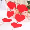 Сделай сам Красное сердце Подвесное украшение Гирлянды из сердец Баннер Сердце Свадебное украшение для вечеринки по случаю дня рождения