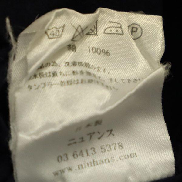 Niuhans сделано в Японии Рубашка с коротким рукавом 1 Темно-синий Мужская Б/У