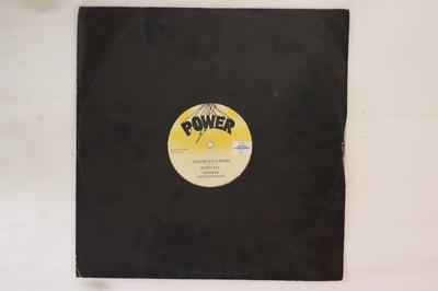 12-дюймовая пластинка TENOR FLY / RICHIE DAVIS - Defend Your Word / Jah Army BO10 Power 1990 UK Регги, Ска и Даб Б/У