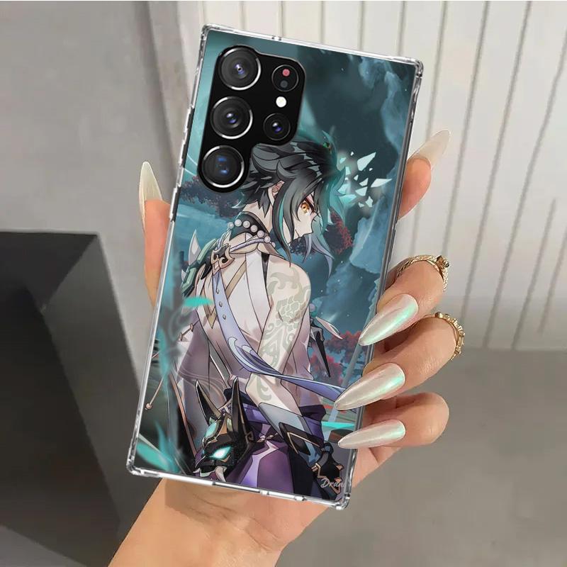 Xiao Genshin Impact Phone Case for Samsung Galaxy S26 S24 S23 Ultra S25 Edge S22 S21 Plus S20 FE + Soft Print Shell Funda Galaxy