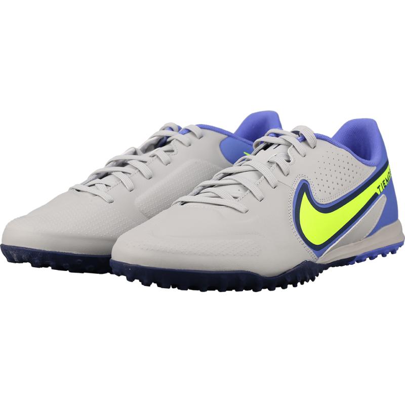 Nike Legend 9 Academy Tf Turf Низкие футбольные бутсы Серые Тренировочные футбольные бутсы DA1191-075