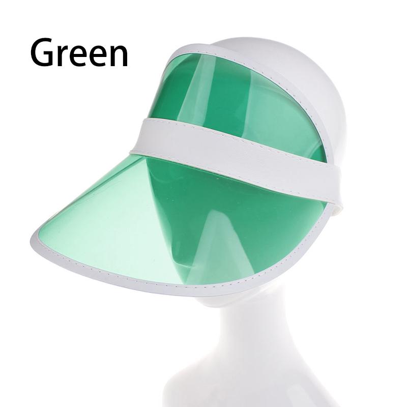 Женская и мужская солнцезащитная кепка, спортивная, пластиковая, ПВХ, бейсбольная, анти-УФ, велосипедная, кепка, летняя, прозрачная, пустая, верхняя, солнцезащитная кепка
