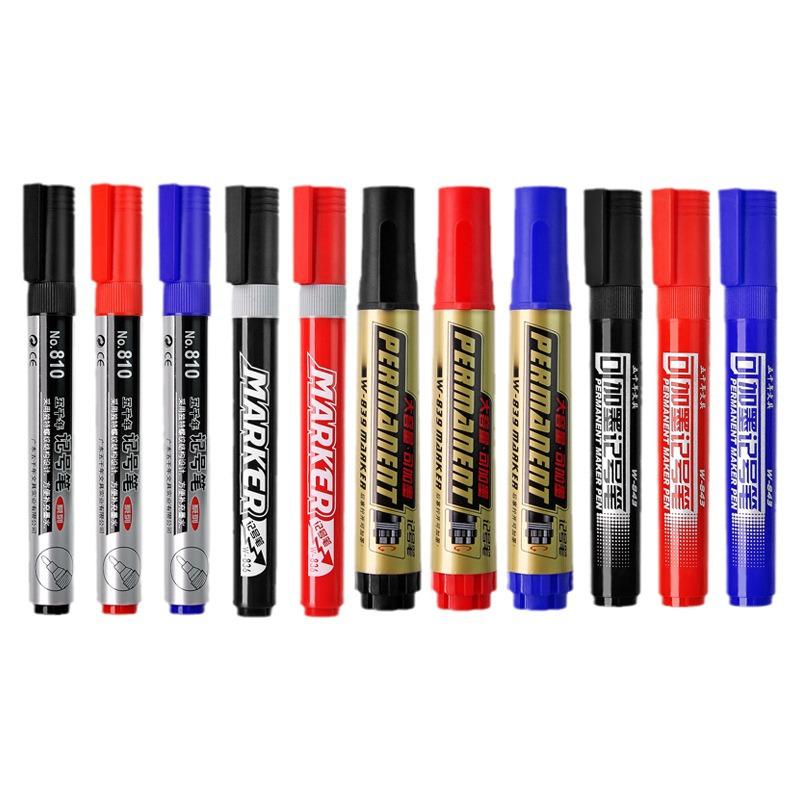 5000 Year Red Quick-Drying Waterproof Oil-Based Marker Pen, Non-Erasable with Logo Printing