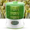 1 Set Bean Sprout Machine Automatic Soaking Rapid Germination Short Cycle US Plug Bean Sprouting Bucket Home Supply