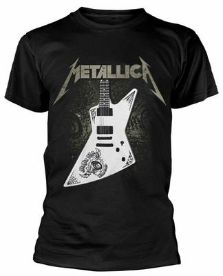 Metallica Papa Hett Guitar Черная футболка Metal Hetfield унисекс футболка