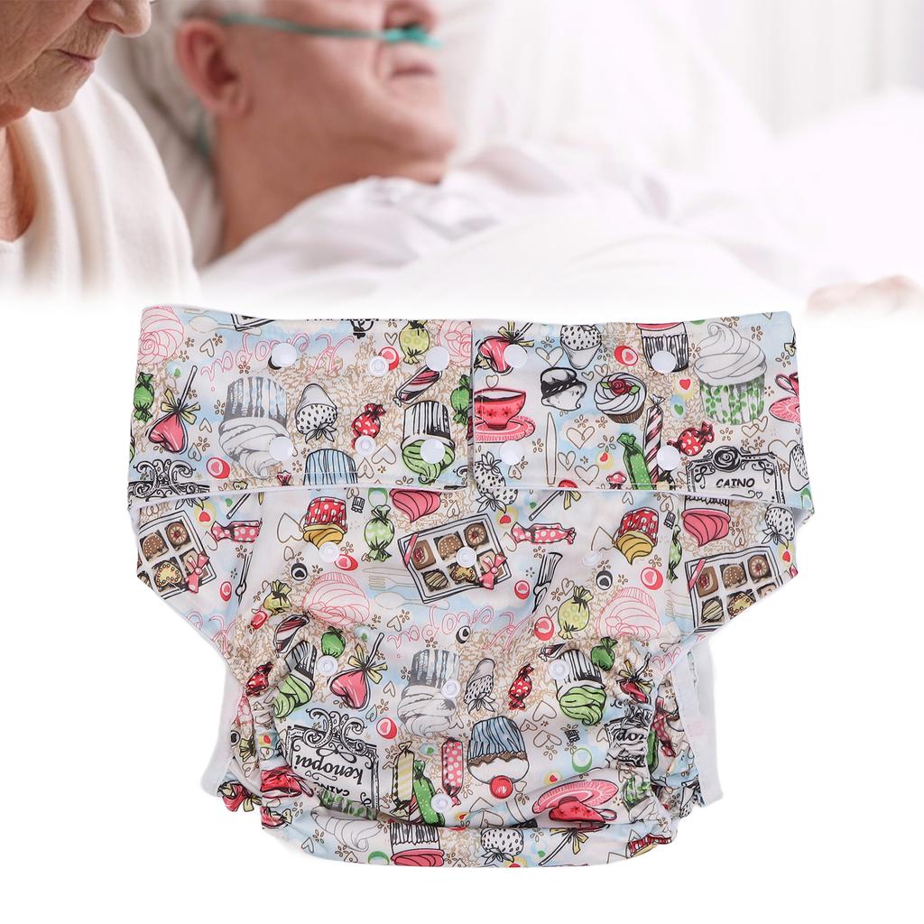Брюки для подгузников для взрослых, водонепроницаемые, дышащие, герметичные, регулируемые подгузники для пожилых людей для взрослых и пожилых людей