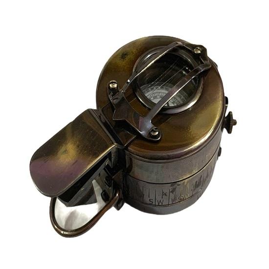 Латунь с античной отделкой, британский военный компас, морской призматический компас времен Второй мировой войны, подарок