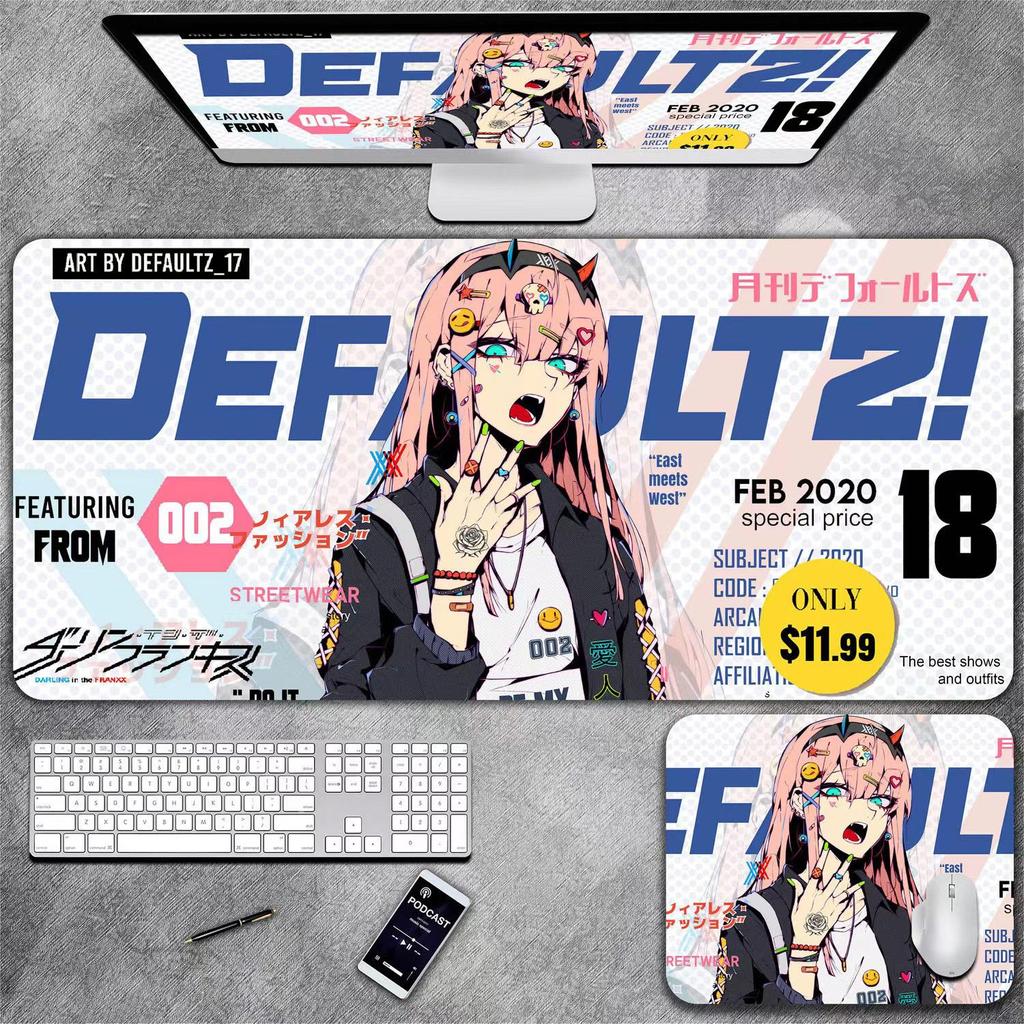 Коврик для клавиатуры и мыши в стиле аниме для девочек, подходящий для киберспорта, офиса и настольного использования.