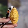 Резьба по дереву скульптуры и фигурки красавиц Древнего Западного края декоративный кулон китайские украшения для дома