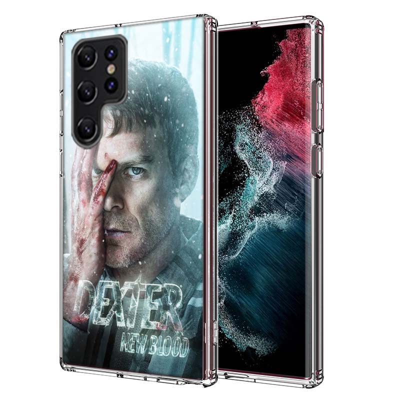 TV Show Dexter Morgan Capa Phone Case For Samsung S26 Ultra S25 Edge Galaxy S23 S21 S20 S24 FE S22 S10 Plus Cover Clear TPU Shel