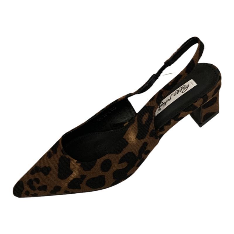 Босоножки на толстом каблуке, сумка на каблуке, женская обувь, лето 2025, новинка, нишевая модель с юбкой, леопардовый принт, остроносые туфли на высоком каблуке