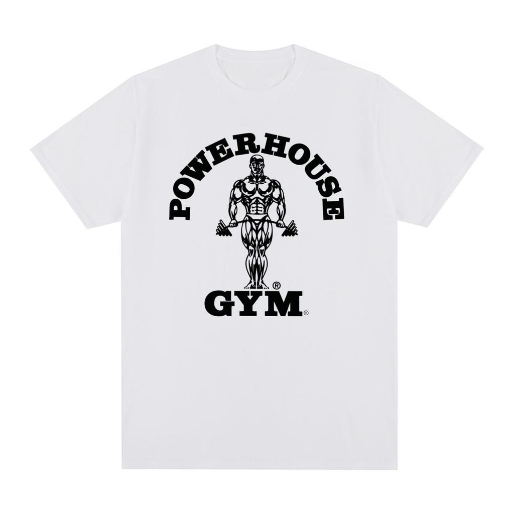 Powerhouse Gym Винтажная футболка Харадзюку Гик Смешная Хлопковая Мужская футболка Новая Футболка Футболка Женские Топы