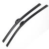 3Pcs Front & Rear Windshield Wiper Blades Set 22"+19"+12" Dedicated Side Lock Connector for Luxury Compact SUV 2008-2014