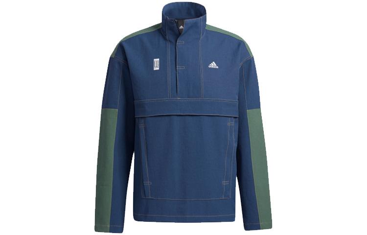 adidas Куртки Мужские Темно-синие Стойка Умеренные Прочие GP0902
