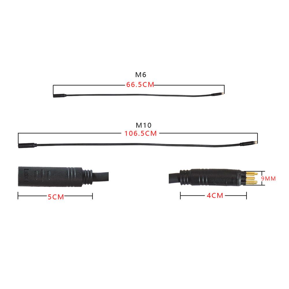 Удлинительный кабель, провод 10/14 мм, диаметр 66,5 см/106,5 см