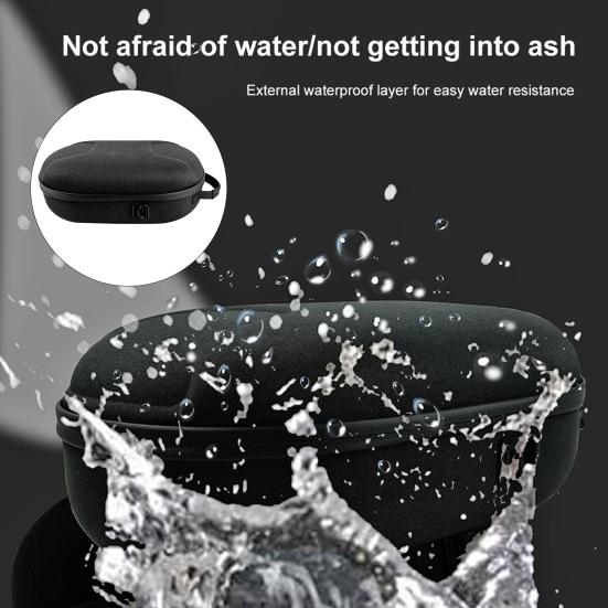 Водонепроницаемый дорожный чехол из ЭВА Защитная сумка через плечо Регулируемый плечевой ремень Противоударная сумка для переноски с защитой от царапин для очков Meta Quest 3 VR