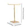 Stand for Long Necklaces T Shaped Display with Double Hooks Retail