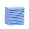 10pcs Soft and Breathable Bamboo Fiber Small Square Hand Towel for Kindergarten Children's Small Towel
