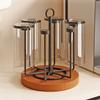 Non-Slip Upside Down Cup Holder Large Capacity Glass Cup Storage Rack Mug Storage Rack  Home