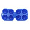 2/4 Grids Outdoor Holder Foldable Egg Tray Egg Storage Box Organizer Case Portable