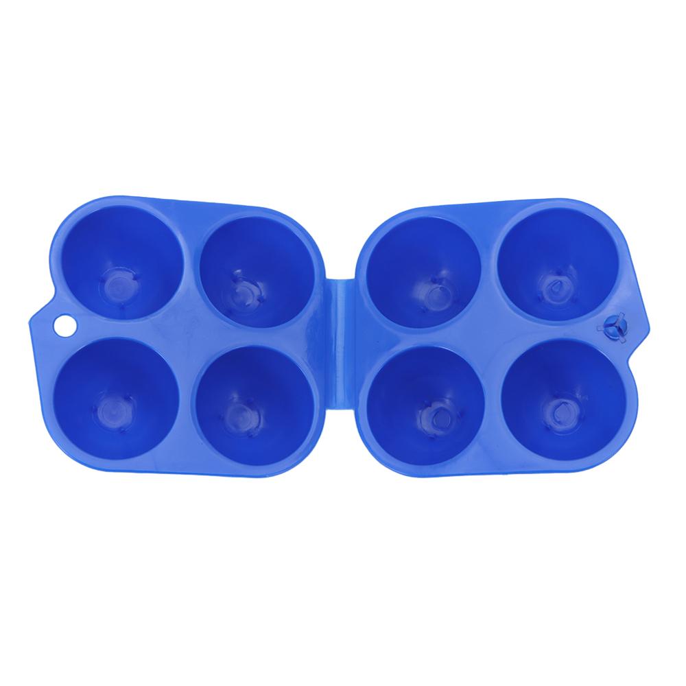 2/4 Grids Outdoor Holder Foldable Egg Tray Egg Storage Box Organizer Case Portable