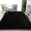 Nordic Style Furry Mat Modern Bedroom Bedside Carpets Living Room Decoration Large Size Black Gray Powder Non Slip Floor Carpey