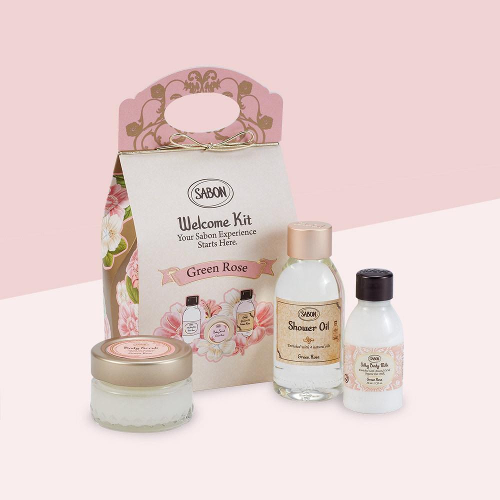 Sabon Welcome Kit Planning (Shower Oil 100ml + Body Scrub 60g + Silky Body Milk 50ml) 3 types (optional)