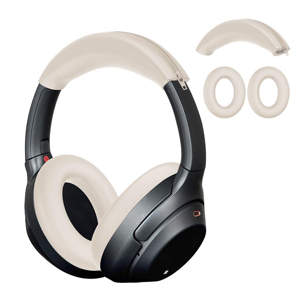 1 пара силиконовых амбушюр, подушечек-чехлов для наушников Sony ULT WEAR WH-1000XM3/XM4, защитный чехол-рукав
