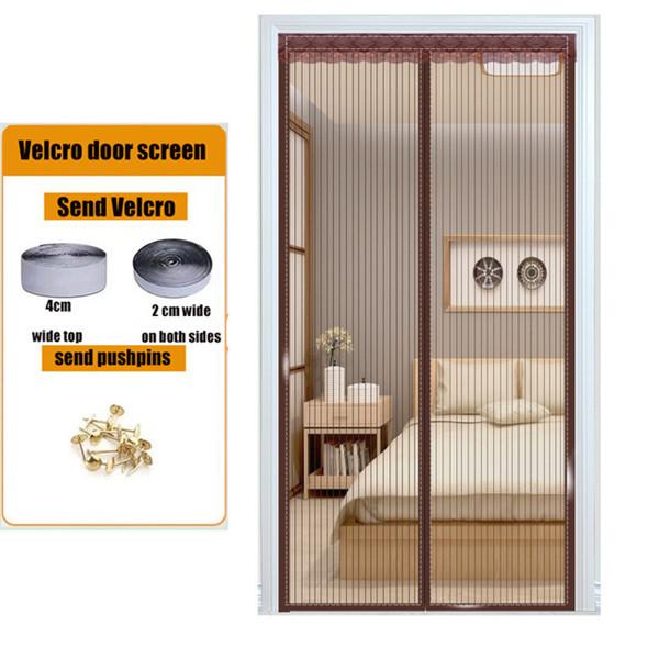 2024 Summer Big Size Door Mesh Curtain Anti-mosquito Nets for Doors Kitchen Curtains Mesh Magnets Separators Screens
