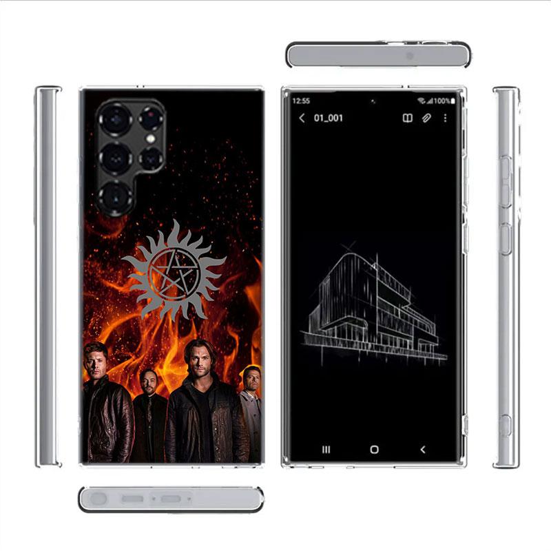 Сверхъестественное Чехол с Дженсеном Эклзом для Samsung Galaxy S21 S20 S23 FE S22+ S24 Ultra S25 Edge Чехол для Телефона S10 Plus Прозрачный Capa Coque