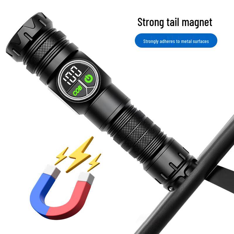 Black Scorpion Rechargeable Zoom Flashlight