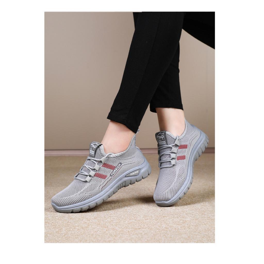 Women's Summer New Outdoor Breathable Mesh Shoes Fashion Casual Shoes Women's Shoes Low Cut Women's Sports Single Shoes
