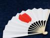 Japanese Souvenir Japanese Folding Fan Sun 9 inches 27 cm total Rising Sun Flag Shin-ei [Folding (Rising Flag)] (approx. length)