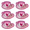 10PCS/lots Valentine's Day Embroidered Patches Pink Love Heart Patch Iron On Patches For Clothing Holiday Decoration Gift DIY