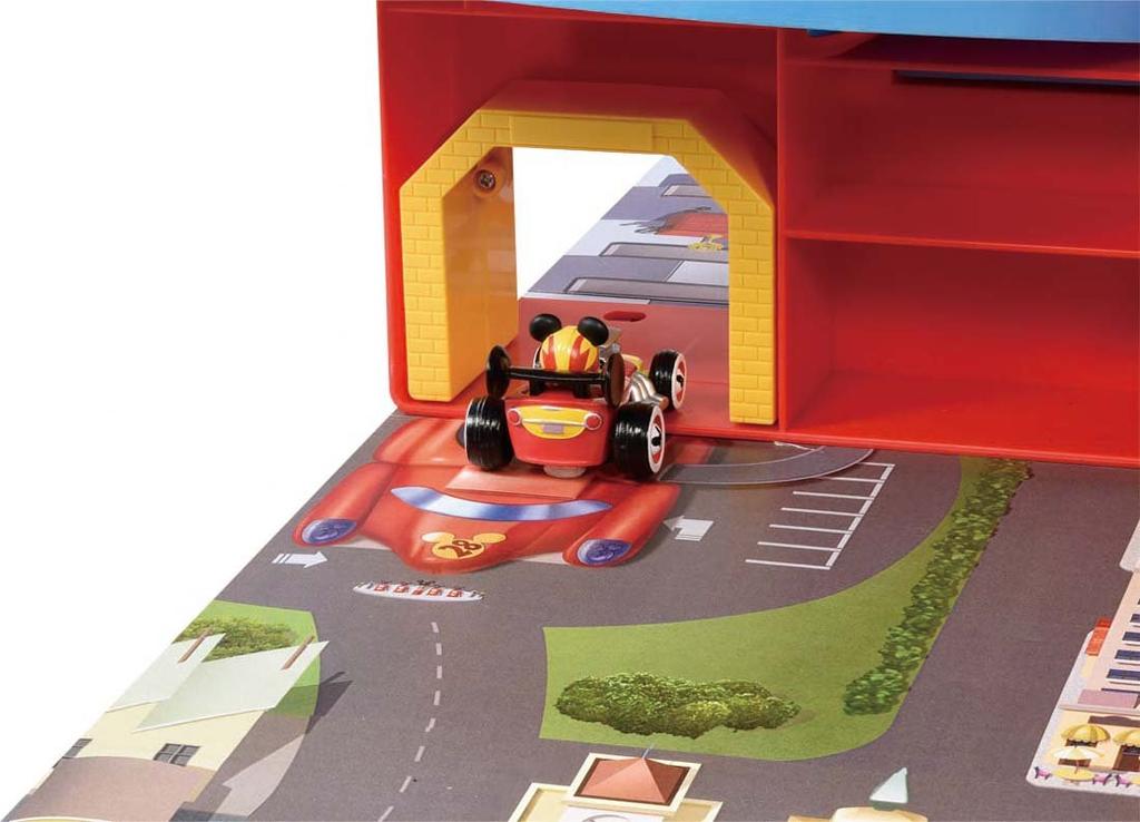 Tomica Disney Микки Маус и дорожные гонщики Панорамный чехол