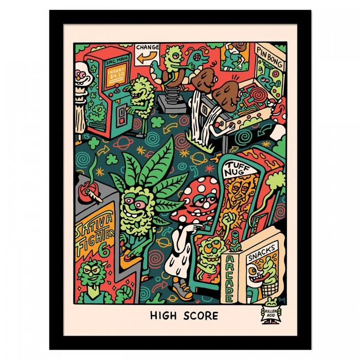 Постер Killer Acid High Score в рамке