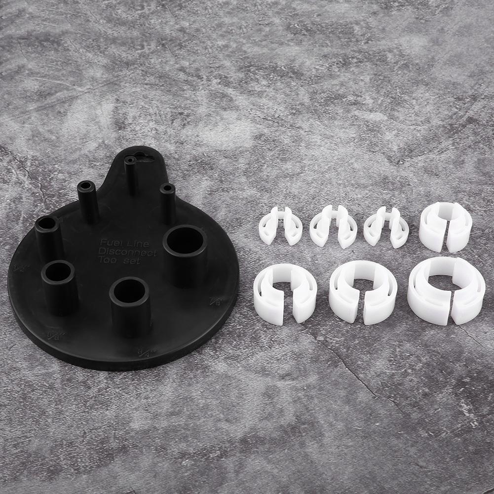 7pcs 1 Set Auto Air Condition Oil Fuel Line Disconnect Tool Quick Connecting Sleeves