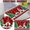 Bedroom Kitchen Rugs Xmas Bathroom Mat Christmas Decoration Hallway Mat Door Mat Corridor Carpet