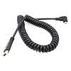 SZRMCC Micro HDMI To HDMI Coiled Cable for DSLR ATOMOS Monitors Right-Angled High-Speed Tablets, Canon, Sony, Cameras, (Right Angled)