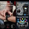 2025 New Military Edition Smart Watch Men 1000mAh Battery 1.7-inch AMOLED HD Display Bluetooth Call Clock Smartwatch LED Flashlight