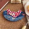 Cute Cartoon Printed Pet Collar Bib Adjustable Scarf Dress‑up for Cats Small & Medium Dogs Teddy