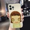 Y-Yoshitomo Girl NaraS Phone Case For iPhone 15 14 11 12 13 Mini Pro XS Max Cover 6 7 8 Plus X XR SE 2020 Funda Shell