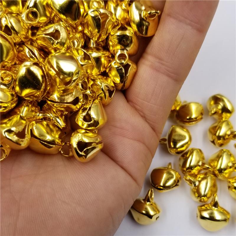 Творческий Craft DIY ювелирные аксессуары кулон DIY браслет ожерелье 6-12 мм железные колокольчики 10-50 шт подарочные подвески рождественские колокольчики